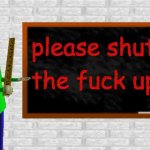 baldi stfu meme