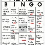 ADHD bingo | image tagged in adhd bingo | made w/ Imgflip meme maker