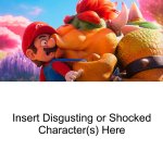 Who Reacts To Bowser Kisses Mario? meme