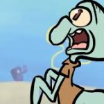 my back squidward drawing