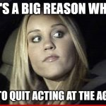 She knows that DAN DID IT | There's a big reason why she; chose to quit acting at the age of 24. | image tagged in amanda bynes,hollywood,memes,scumbag hollywood,abuse,dan schneider | made w/ Imgflip meme maker