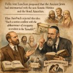 The German Felix von Luschan proposed that the ancient Jews had