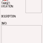 I.M.P. Target Sheet