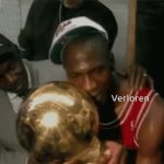 trophy kiss GIF Template