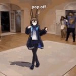 amiya dancing GIF Template