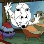 soyjack being thrown