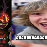 Darcy (possessed Mar Mar) tells 67 kid to shut up | brainrotted dimwit; Aaaaaaaaaaaay! Ey, six seven!! | image tagged in darcy tells who to shut up,amphibia,67 kid,disney channel,great meme reset,idiots | made w/ Imgflip meme maker