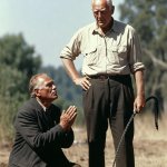 Masochist and the Sadist Kneeling man Whip