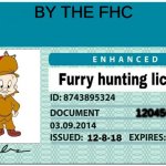 only looney tunes fans would know. | by the FHC; 120456 | image tagged in furry hunting license | made w/ Imgflip meme maker