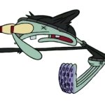 Shocked Squidward The Thief