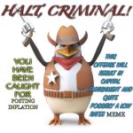 HALT CRIMINAL (inflation version)