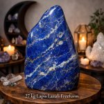 A 6 kg lapis lazuli freeform is generally considered just as spi
