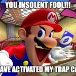 Random Thought of the Day | You Insolent Fool!!! YOU HAVE ACTIVATED MY TRAP CARD!!! | image tagged in smg4 mario uno reverse card,smg4 | made w/ Imgflip meme maker