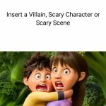 Stevie and Elliot Ting are scared of template