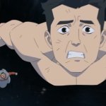 Mark Grayson flying away from Thragg in space