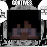 one piece agenda kizaru | Goatives_; maintaining the aetheria smp agenda | image tagged in one piece agenda kizaru | made w/ Imgflip meme maker
