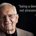 Being a developer is not stressing at all