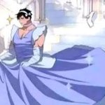 anime guy in a princess dress