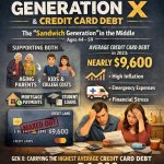 Generation X (roughly ages 44-59) frequently maxes out credit ca