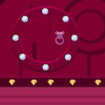 Pink Gemstone Princess Rooms Background
