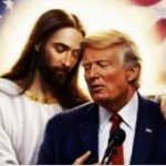 Jesus wispers to Trump
