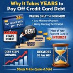 It takes years to pay off credit card debt primarily because of