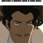 Zhu Li, turn this person's bones into a fine mist