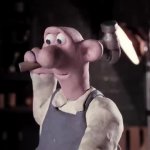 Wallace Hammering GIF Template