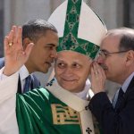 Obama with Pope Trotsky
