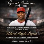 Former MLB outfielder Garret Anderson passed away on April 16,
