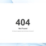 404 Not Found template