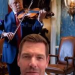Trump plays the violin while Swalwell denies accusations