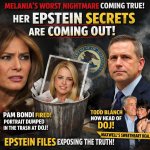 Melania’s WORST NIGHTMARE Coming True! Her Epstein SECRETS Are C