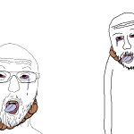 Two Soyjaks Pointing suicide, GOOD!