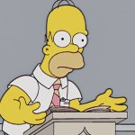 Homer yapping meme