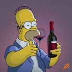 Homer Simpson Wine