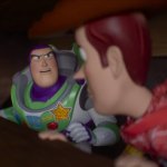 Buzz Talking To Woody
