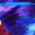 Announcement - Watching meme