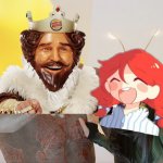 Burger King and Wendy's laughing