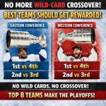 No more wild-card crossover. BEST TEAMS SHOULD GET REWARDED! htt