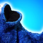 Cookie Monster About to Eat
