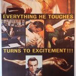 Goldfinger rare large format US 3 sheet Fine/Near Mint on linen