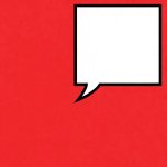 Blank Dialog Box Red