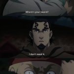 Where's your sword?