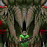 Doomguy walking animation GIF Template