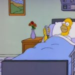 Homer bed GIF Template
