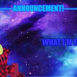 Announcement - Eating