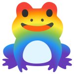 Rainbow frog meme