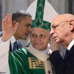 Obama , Pope Trotsky and Klaus Schwab
