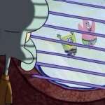 squidward at window
